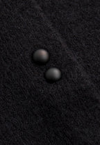 Scarf detailed knit cardigan