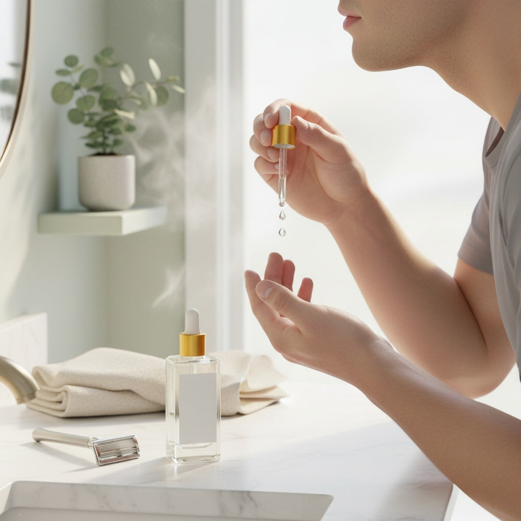 Aftershave oil