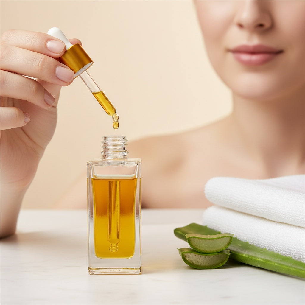 Aftershave oil